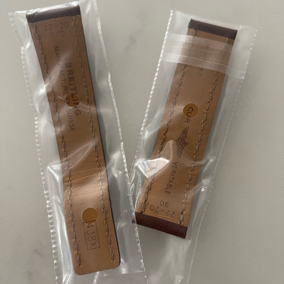 Breitling Navitimer 41mm Watch Strap - Brown Leather - Picture 2 of 2